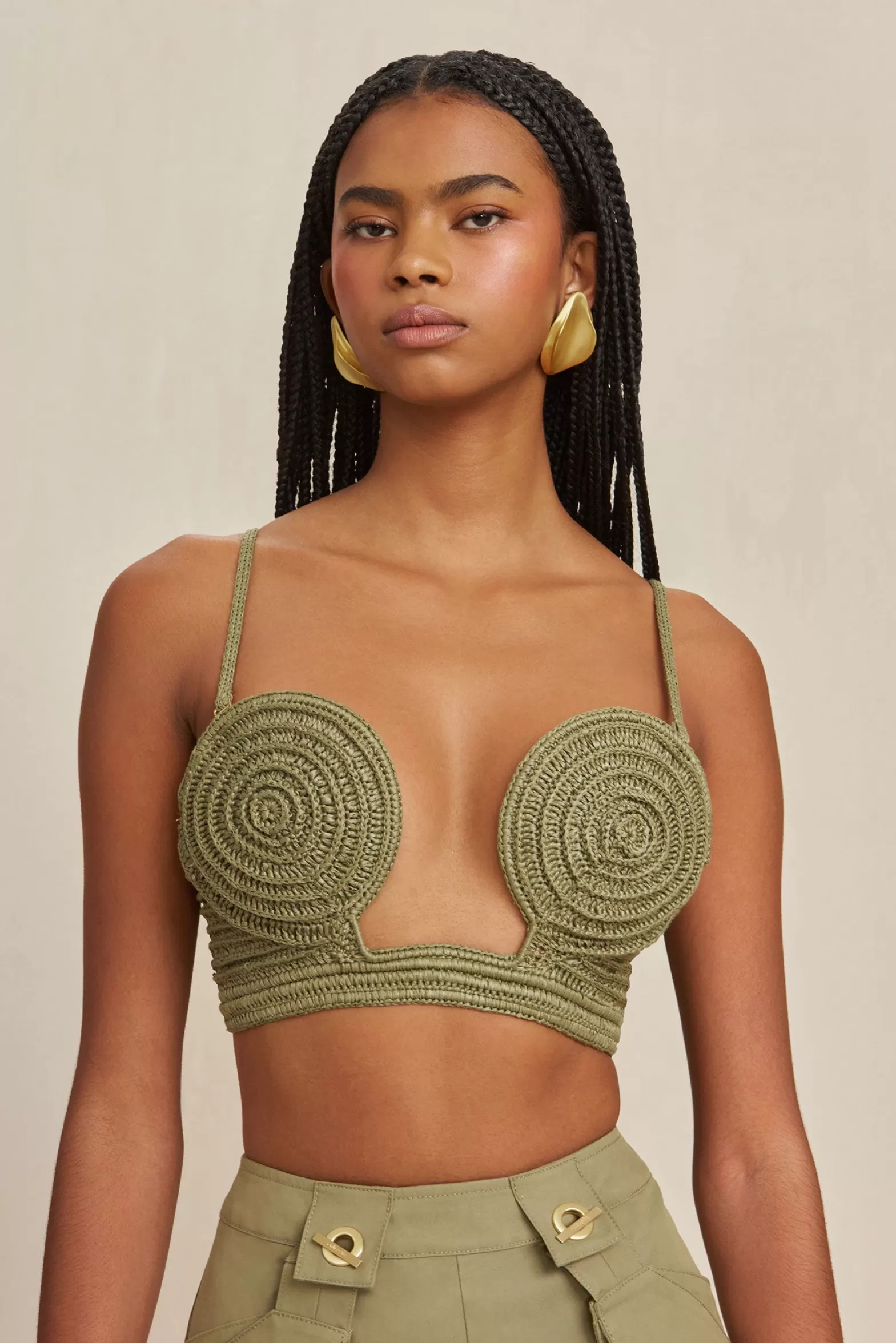 VIVIANA CROCHET TOP - ^Cult Gaia Clearance